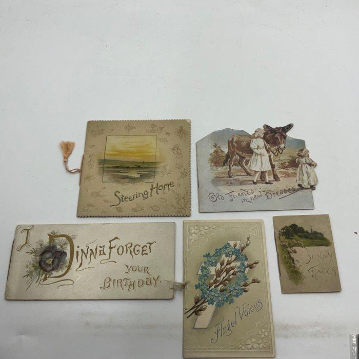 Chromolith. books; Steele, Havergal and others - Five, Antiek en Kunst, Antiek | Boeken en Bijbels