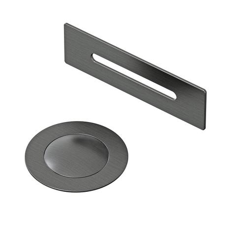 Clickwaste badafvoer inclusief overloop gun metal, Doe-het-zelf en Verbouw, Sanitair, Verzenden