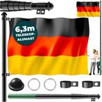 KESSER® Telescopische vlaggenmast - Verstelbaar - 6,30m - Zw, Verzenden, Nieuw