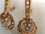 Oorbellen - 18 karaat Geel goud Diamant (Natuurlijk) -, Sieraden, Tassen en Uiterlijk, Oorbellen, Nieuw