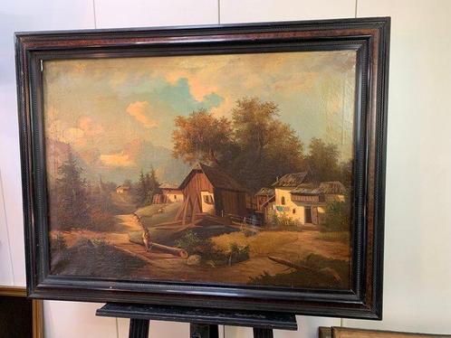 Europese school (XIX) - Landschaft, Antiek en Kunst, Kunst | Schilderijen | Klassiek