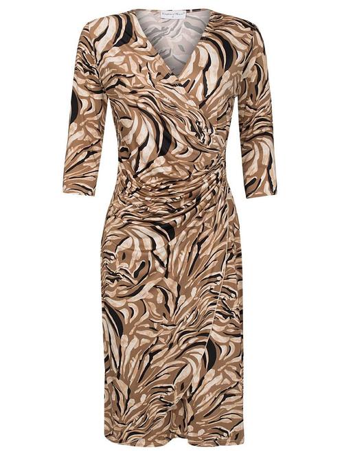 Jurk Feline Beige XL (42), Kleding | Dames, Jurken, Verzenden