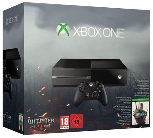Xbox One 500GB Pack-The Witcher 3 Wild Hunt (Xbox One), Spelcomputers en Games, Spelcomputers | Xbox One, Zo goed als nieuw, Ophalen of Verzenden