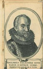 Portrait of Adolf van Nieuwenaar, Count of Limburg and Moers, Antiek en Kunst, Kunst | Etsen en Gravures