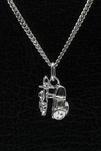 Zilveren Motor met zijspan ketting hanger - klein, Verzenden, Nieuw