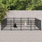 Hondenkennel Voor Buiten 8,47 M² Staal, Dieren en Toebehoren, Hondenhokken, Verzenden, Nieuw