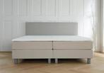 ACTIE! Boxspring Turijn 160 200 Beige, Verzenden, Beige, 200 cm, Modern