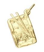 Gouden Pooltafel - Snooker ketting hanger, Verzenden, Nieuw
