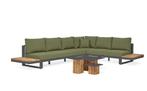 Suns Savona Sunproof hoekbank forest green met platforms |, Ophalen of Verzenden, Nieuw
