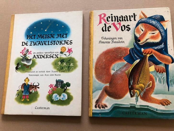 2 Hardcover Prentenboeken - Casterman - 1945 + 1958, Boeken, Prentenboeken en Plaatjesalbums, Prentenboek, Gelezen, Ophalen of Verzenden