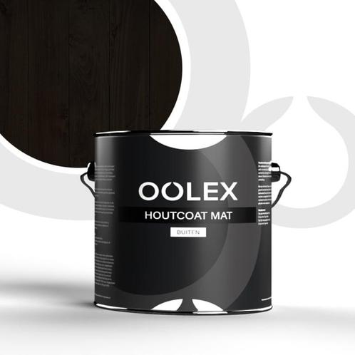 Oolex Houtcoat MAT Zwart - 5 Liter, Doe-het-zelf en Verbouw, Verf, Beits en Lak, Nieuw, Verzenden