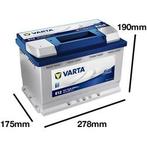 Varta Blue Dynamic E12 accu 12V 74Ah 278x175x190x190, Verzenden, Nieuw