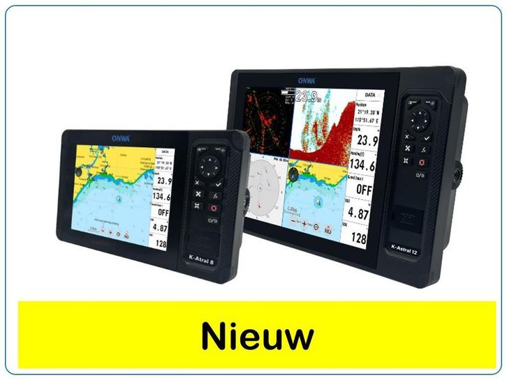 K-Astral 8A - 8MFD kaartplotter met Class B+ AIS, GPS, WiFi, Watersport en Boten, Navigatiemiddelen en Scheepselektronica, Kaartplotter of Fish Finder