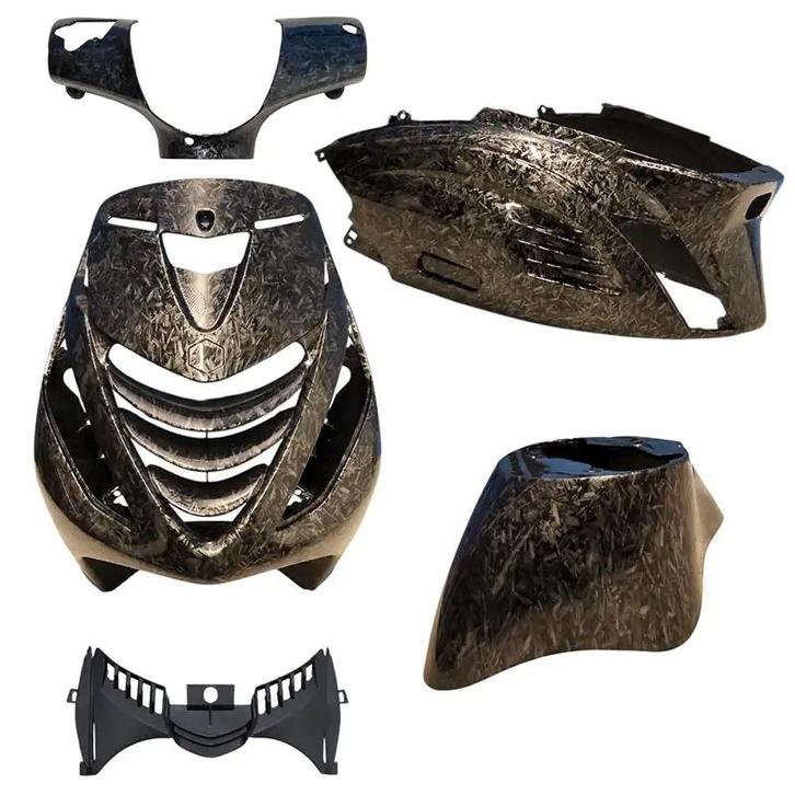 RS-1 Kappenset - Piaggio Zip - 5 delig - met SP neus en de, Fietsen en Brommers, Brommers | Tuning en Styling, Ophalen of Verzenden