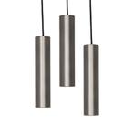 Cylin Hanglamp Gun Metal Ø6cm Binnenverlichting, Overige materialen, Verzenden, Nieuw, Modern / industrieel 