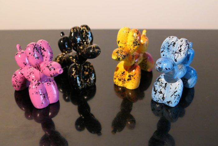 RichART - Lot de 4 balloon dog version graffiti, Antiek en Kunst, Kunst | Designobjecten
