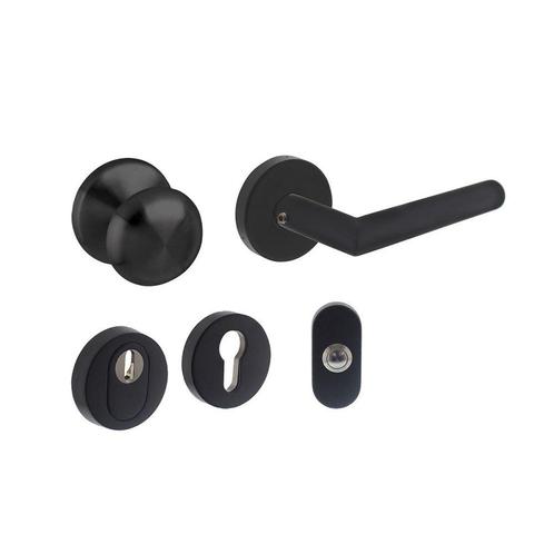 Intersteel voordeurset veiligheidsbeslag 4-delig SKG3***, Doe-het-zelf en Verbouw, Hang- en Sluitwerk, Nieuw, Verzenden