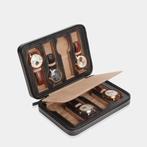 Horloge etui Zwart leder 8 Horloges Modalo, Sieraden, Tassen en Uiterlijk, Verzenden, Nieuw