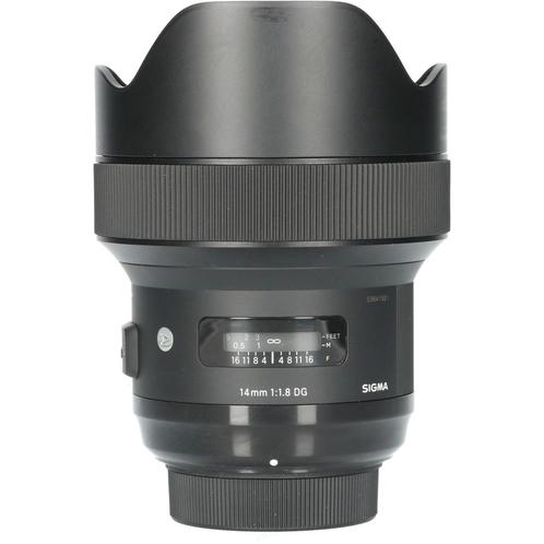 Tweedehands Sigma 14mm f/1.8 DG HSM Art Nikon CM2498, Audio, Tv en Foto, Fotografie | Lenzen en Objectieven, Groothoeklens, Gebruikt