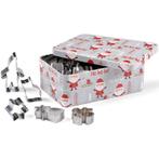 Patisse Uitstekers + Opbergdoos Kerst RVS 25-delig, Verzenden, Nieuw