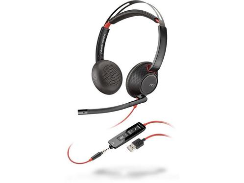 Poly Blackwire C5220, USB-A (Rood, Zwart), Audio, Tv en Foto, Koptelefoons, Nieuw, Verzenden