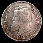 Brazilië. Pedro II (1831-1889). 2000 Reis - 1889 - (R159), Postzegels en Munten, Munten | Europa | Niet-Euromunten