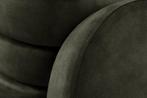 Ronde poef VOGUE 50cm groen fluwelen poef met opbergruimte -, Huis en Inrichting, Stoelen, Ophalen of Verzenden, Nieuw