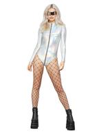 Holographic Mirror Bodysuit Festival, Kleding | Dames, Ophalen of Verzenden, Nieuw