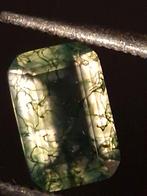 Natural Faceted Agate - Green Moss Agate - 0.463 ct - octago, Verzenden, Nieuw