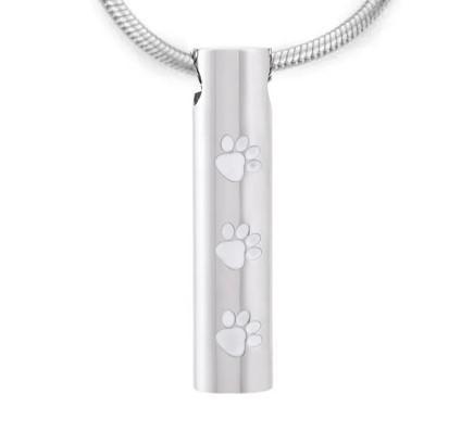 Ashanger, assieraad, bedel dierenpootjes zilver rvs, Sieraden, Tassen en Uiterlijk, Kettinghangers, Zilver, Nieuw, Dier, Overige materialen