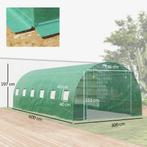 TRUUSK Kas Ongeveer 6 X 3 X 2 M Foliekas Met 12 Ramen, Rolde, Tuin en Terras, Verzenden, Nieuw