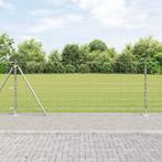 vidaXL Weidehekwerk Zilver 50 x 1 m Gegalvaniseerd staal, Verzenden, Nieuw, IJzer