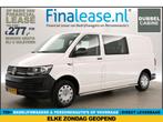 Volkswagen Transporter 2.0 TDI L2H1 DC 5 Pers Airco €277pm, Volkswagen, Wit, Nieuw, Lease
