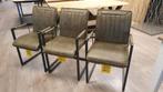 Set van 3x MX Sofa Eetkamerstoel Cielo in olijfgroen |  |, Ophalen, Nieuw, Industrieel