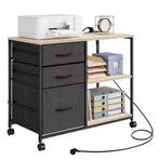 Verrijdbare Dossierkast met USB-Laadstation – 80 cm, Huis en Inrichting, Kasten | Kledingkasten, Verzenden, Nieuw