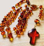 Rozenkrans - Amber, Baltisch barnsteen rozenkrans - met de, Antiek en Kunst
