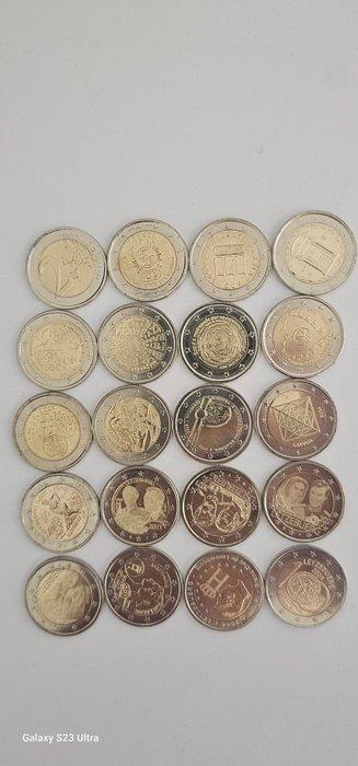 Europa. 2 Euro 2004/2025 (20 moedas) (Zonder Minimumprijs), Postzegels en Munten, Munten | Europa | Euromunten