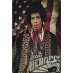 Wandbord Concert Bord - Jimi Hendrix In Person, Nieuw, Ophalen of Verzenden, Poster, Artwork of Schilderij
