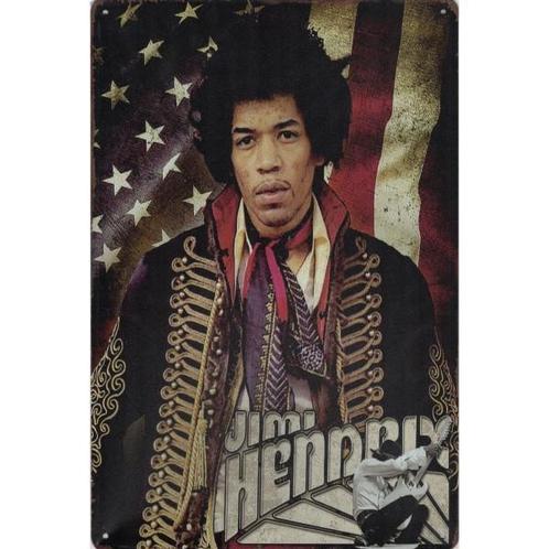 Wandbord Concert Bord - Jimi Hendrix In Person, Verzamelen, Muziek, Artiesten en Beroemdheden, Poster, Artwork of Schilderij, Nieuw