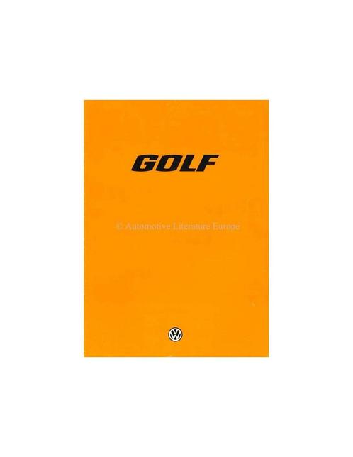 1978 VOLKSWAGEN GOLF BROCHURE NEDERLANDS, Boeken, Auto's | Folders en Tijdschriften, Volkswagen