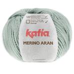 Katia Merino Aran - 91 saliegroen - Merinogaren, Hobby en Vrije tijd, Breien en Haken, Ophalen of Verzenden, Nieuw