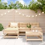 vidaXL 5-delige Loungeset massief grenenhout, Verzenden, Nieuw, 5 zitplaatsen, Loungeset