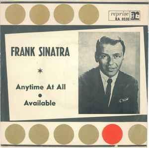 vinyl single 7 inch - Frank Sinatra - Anytime At All, Cd's en Dvd's, Vinyl Singles, Zo goed als nieuw, Verzenden