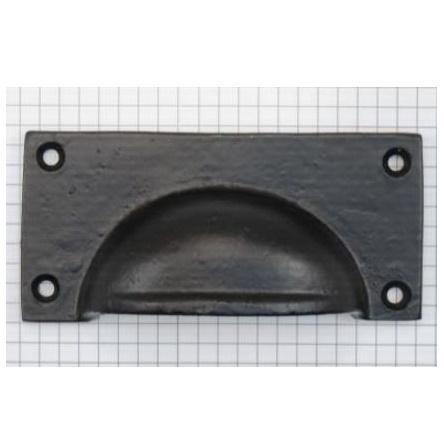 Komgreep massief ijzer zwart 100 x 48 mm, Doe-het-zelf en Verbouw, Hang- en Sluitwerk, Verzenden