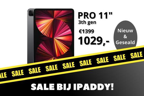 SALE!!: Apple iPad Pro 11 3th Gen - Nieuw en geseald, Computers en Software, Apple iPads, 11 inch, Wi-Fi en Mobiel internet, Grijs