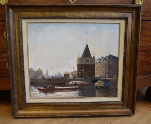 Leendert van der Vlist (1894-1962) - Havengezicht, Antiek en Kunst, Kunst | Schilderijen | Klassiek