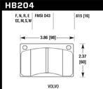 Hawk Volvo 142/145/164/240/242/244/245/262/265/1800 Black, Ophalen of Verzenden, Nieuw