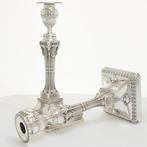 Hawksworth, Eyre & Co Ltd - Kandelaar (2) - .925 zilver -, Antiek en Kunst, Antiek | Goud en Zilver