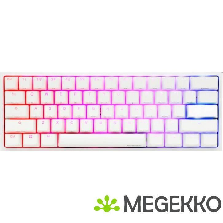 Ducky One 2 Pro Mini RGB White Edition Cherry MX Blue, Computers en Software, Toetsenborden, Nieuw, Verzenden