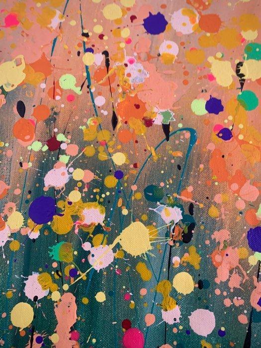 Davide R - Danza di Gocce e Ricordi, Antiek en Kunst, Kunst | Schilderijen | Modern